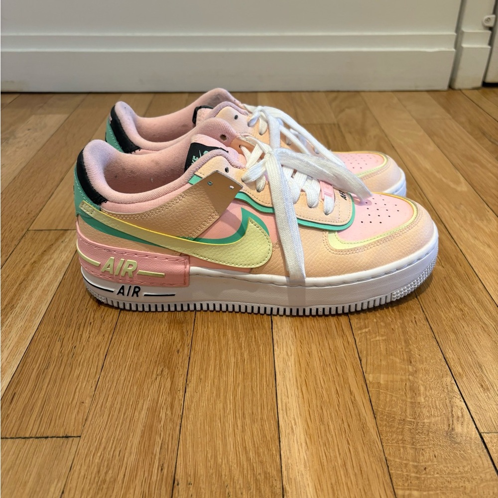 Nike Women's Air Force 1 Shadow Sneakers in Pastel Size 9.5 - Picture 4 of 5